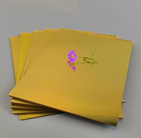 Gold  Acrylic Mirror Sheet