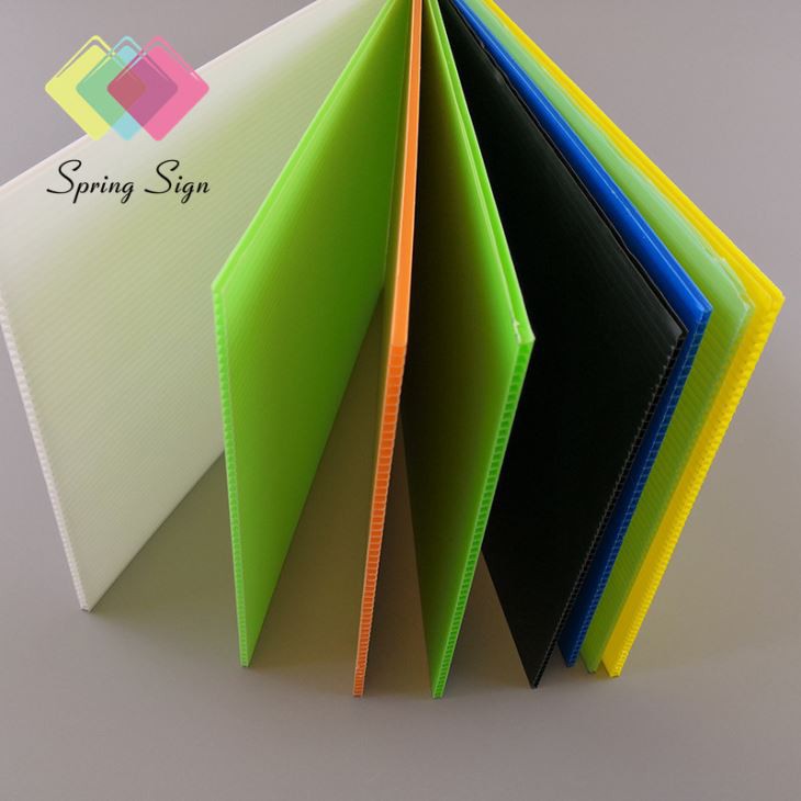 3mm Thick Corrugated Cardboard Advertising Sheet PP Sheet China