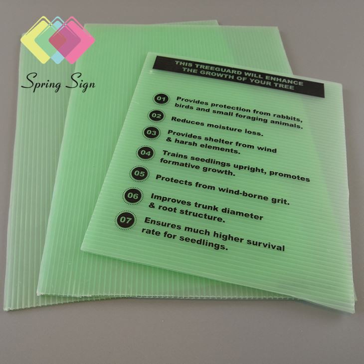 3mm Thick Corrugated Cardboard Advertising Sheet PP Sheet China