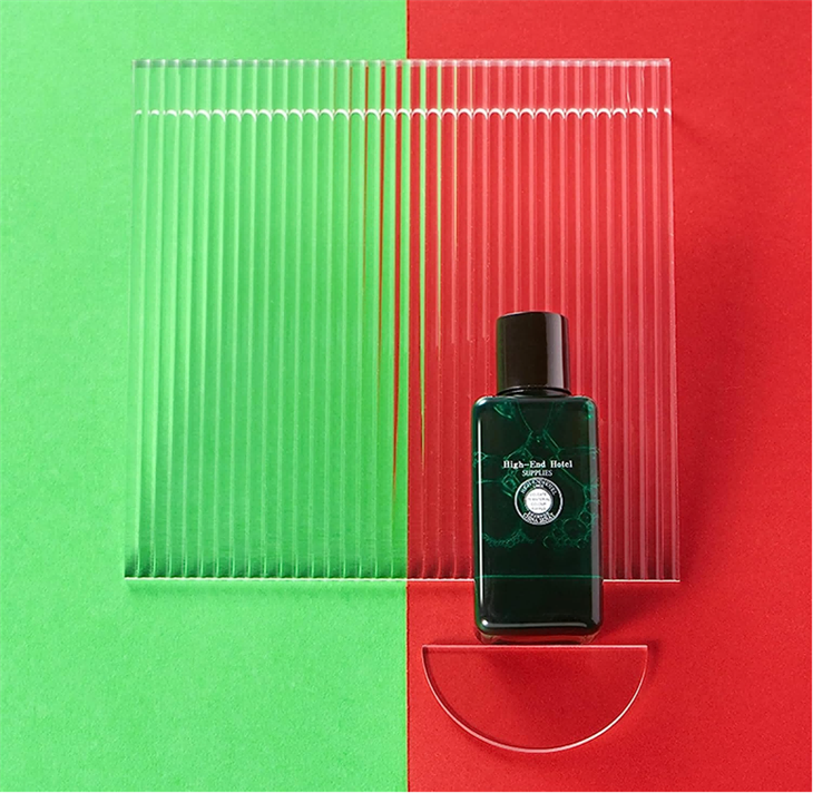 Clear Acrylic Sheet With Waves