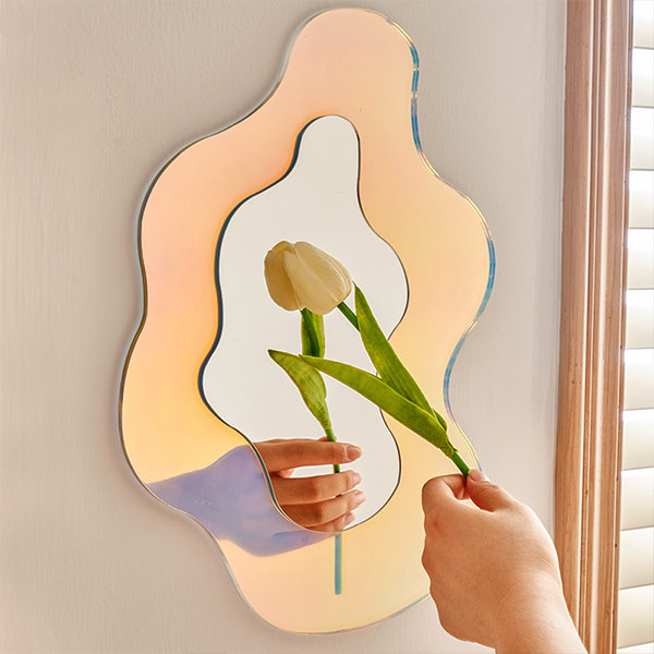 Custom Cutting Shape Gold Silver Mirror Plexiglass Sheet