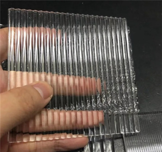 Dalga Akrilik Pleksiglas Çizgili Plastik Levha